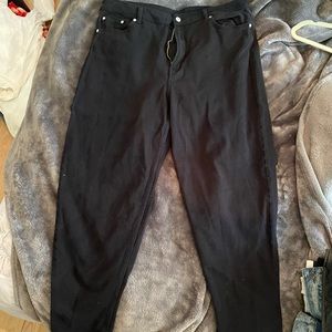 Black Mom Jeans
